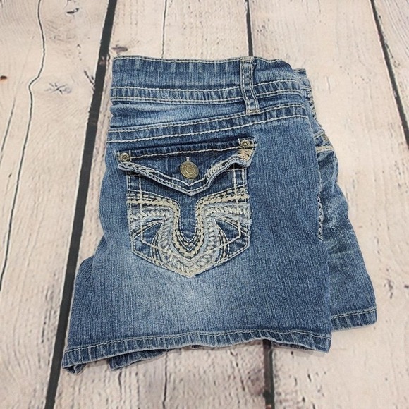 rue 21 denim shorts lapped pocket - Picture 9 of 12
